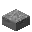 Invicon Andesite Slab.png: Inventory sprite for Andesite Slab in Minecraft as shown in-game linking to Andesite Slab with description: Andesite Slab