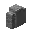 Invicon Andesite Wall.png: Inventory sprite for Andesite Wall in Minecraft as shown in-game linking to Andesite Wall with description: Andesite Wall
