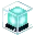Invicon Beacon BE.png: Inventory sprite for Beacon in Minecraft as shown in-game linking to Beacon with description: Beacon