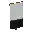 Invicon Black Base Banner.png: Inventory sprite for Black Base Banner in Minecraft as shown in-game linking to Banner with description: Banner Black Base
