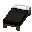 Invicon Black Bed.png: Inventory sprite for Black Bed in Minecraft as shown in-game linking to Black Bed with description: Black Bed