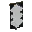 Invicon Black Bordure Indented Banner.png: Inventory sprite for Black Bordure Indented Banner in Minecraft as shown in-game linking to Banner with description: Banner Black Bordure Indented