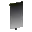 Invicon Black Gradient Banner.png: Inventory sprite for Black Gradient Banner in Minecraft as shown in-game linking to Banner with description: Banner Black Gradient
