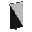 Invicon Black Per Bend Inverted Banner.png: Inventory sprite for Black Per Bend Inverted Banner in Minecraft as shown in-game linking to Banner with description: Banner Black Per Bend Inverted