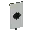 Invicon Black Roundel Banner.png: Inventory sprite for Black Roundel Banner in Minecraft as shown in-game linking to Banner with description: Banner Black Roundel