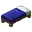 Invicon Blue Bed SM.png: Inventory sprite for Blue Bed in Minecraft as shown in-game with description: Blue Bed