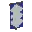 Invicon Blue Bordure Indented Banner.png: Inventory sprite for Blue Bordure Indented Banner in Minecraft as shown in-game linking to Banner with description: Banner Blue Bordure Indented
