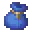 Invicon Blue Bundle.png: Inventory sprite for Blue Bundle in Minecraft as shown in-game linking to Blue Bundle with description: Blue Bundle