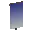 Invicon Blue Gradient Banner.png: Inventory sprite for Blue Gradient Banner in Minecraft as shown in-game linking to Banner with description: Banner Blue Gradient