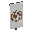 Invicon Brown Globe Banner.png: Inventory sprite for Brown Globe Banner in Minecraft as shown in-game linking to Banner with description: Banner Brown Globe