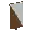 Invicon Brown Per Bend Inverted Banner.png: Inventory sprite for Brown Per Bend Inverted Banner in Minecraft as shown in-game linking to Banner with description: Banner Brown Per Bend Inverted