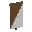 Invicon Brown Per Bend Sinister Banner.png: Inventory sprite for Brown Per Bend Sinister Banner in Minecraft as shown in-game linking to Banner with description: Banner Brown Per Bend Sinister