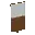 Invicon Brown Per Fess Inverted Banner.png: Inventory sprite for Brown Per Fess Inverted Banner in Minecraft as shown in-game linking to Banner with description: Banner Brown Per Fess Inverted