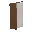 Invicon Brown Per Pale Banner.png: Inventory sprite for Brown Per Pale Banner in Minecraft as shown in-game linking to Banner with description: Banner Brown Per Pale