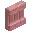 Invicon Cherry Shelf BE.png: Inventory sprite for Cherry Shelf in Minecraft as shown in-game linking to Cherry Shelf with description: Cherry Shelf