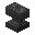 Invicon Chipped Anvil.png: Inventory sprite for Chipped Anvil in Minecraft as shown in-game linking to Chipped Anvil with description: Chipped Anvil