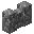 Invicon Cobblestone Wall BE.png: Inventory sprite for Cobblestone Wall in Minecraft as shown in-game with description: Cobblestone Wall