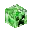Invicon Creeper Head BE.png: Inventory sprite for Creeper Head in Minecraft as shown in-game linking to Creeper Head with description: Creeper Head