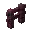 Invicon Crimson Fence.png: Inventory sprite for Crimson Fence in Minecraft as shown in-game linking to Crimson Fence with description: Crimson Fence