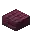 Invicon Crimson Slab.png: Inventory sprite for Crimson Slab in Minecraft as shown in-game linking to Crimson Slab with description: Crimson Slab