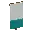 Invicon Cyan Base Banner.png: Inventory sprite for Cyan Base Banner in Minecraft as shown in-game linking to Banner with description: Banner Cyan Base