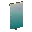 Invicon Cyan Base Gradient Banner.png: Inventory sprite for Cyan Base Gradient Banner in Minecraft as shown in-game linking to Banner with description: Banner Cyan Base Gradient