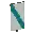 Invicon Cyan Bend Banner.png: Inventory sprite for Cyan Bend Banner in Minecraft as shown in-game linking to Banner with description: Banner Cyan Bend