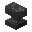 Invicon Damaged Anvil.png: Inventory sprite for Damaged Anvil in Minecraft as shown in-game linking to Anvil with description: Damaged Anvil