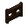 Invicon Dark Oak Fence Gate.png: Inventory sprite for Dark Oak Fence Gate in Minecraft as shown in-game linking to Dark Oak Fence Gate with description: Dark Oak Fence Gate