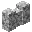 Invicon Diorite Wall BE.png: Inventory sprite for Diorite Wall in Minecraft as shown in-game with description: Diorite Wall