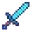 Invicon Enchanted Sword.png: Inventory sprite for Enchanted Sword in Minecraft as shown in-game with description: Enchanted Diamond Sword