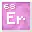 Invicon Erbium.png: Inventory sprite for Erbium in Minecraft as shown in-game linking to Erbium with description: Erbium