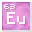 Invicon Europium.png: Inventory sprite for Europium in Minecraft as shown in-game linking to Europium with description: Europium