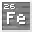 Invicon Iron.png: Inventory sprite for Iron in Minecraft as shown in-game linking to Iron with description: Iron