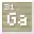 Invicon Gallium.png: Inventory sprite for Gallium in Minecraft as shown in-game linking to Gallium with description: Gallium