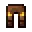 Invicon Gold Trim Leather Pants.png: Inventory sprite for Gold Trim Leather Pants in Minecraft as shown in-game linking to Gold Trim Leather Pants with description: Leather Pants Upgrade: &nbsp;Armor Trim &nbsp;Gold Material When on Legs: +2 Armor