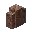 Invicon Granite Wall.png: Inventory sprite for Granite Wall in Minecraft as shown in-game linking to Granite Wall with description: Granite Wall