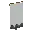 Invicon Gray Base Indented Banner.png: Inventory sprite for Gray Base Indented Banner in Minecraft as shown in-game linking to Banner with description: Banner Gray Base Indented