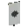 Invicon Gray Roundel Banner.png: Inventory sprite for Gray Roundel Banner in Minecraft as shown in-game linking to Banner with description: Banner Gray Roundel