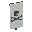 Invicon Gray Skull Charge Banner.png: Inventory sprite for Gray Skull Charge Banner in Minecraft as shown in-game linking to Banner with description: Banner Gray Skull Charge