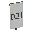 Invicon Gray Snout Banner.png: Inventory sprite for Gray Snout Banner in Minecraft as shown in-game linking to Banner with description: Banner Gray Snout