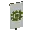 Invicon Green Flower Charge Banner.png: Inventory sprite for Green Flower Charge Banner in Minecraft as shown in-game linking to Banner with description: Banner Green Flower Charge