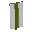 Invicon Green Pale Banner.png: Inventory sprite for Green Pale Banner in Minecraft as shown in-game linking to Banner with description: Banner Green Pale