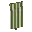 Invicon Green Paly Banner.png: Inventory sprite for Green Paly Banner in Minecraft as shown in-game linking to Banner with description: Banner Green Paly