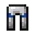 Invicon Lapis Trim Iron Leggings.png: Inventory sprite for Lapis Trim Iron Leggings in Minecraft as shown in-game linking to Lapis Trim Iron Leggings with description: Iron Leggings Upgrade: &nbsp;Armor Trim &nbsp;Lapis Material When on Legs: +5 Armor