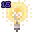 Invicon Light 15 BE.png: Inventory sprite for Light 15 in Minecraft as shown in-game with description: Light