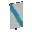 Invicon Light Blue Bend Banner.png: Inventory sprite for Light Blue Bend Banner in Minecraft as shown in-game linking to Banner with description: Banner Light Blue Bend