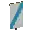 Invicon Light Blue Bend Sinister Banner.png: Inventory sprite for Light Blue Bend Sinister Banner in Minecraft as shown in-game linking to Banner with description: Banner Light Blue Bend Sinister