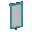 Invicon Light Blue Bordure Banner.png: Inventory sprite for Light Blue Bordure Banner in Minecraft as shown in-game linking to Banner with description: Banner Light Blue Bordure