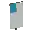 Invicon Light Blue Chief Dexter Canton Banner.png: Inventory sprite for Light Blue Chief Dexter Canton Banner in Minecraft as shown in-game linking to Banner with description: Banner Light Blue Chief Dexter Canton